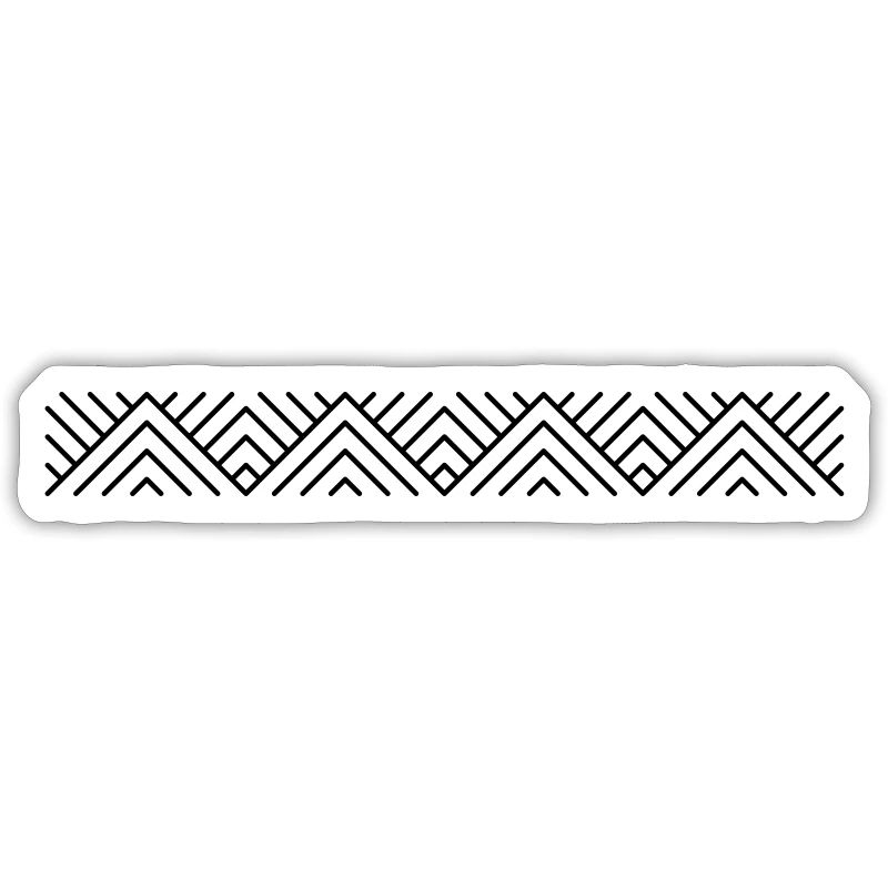 Abstract graphic jagged pattern