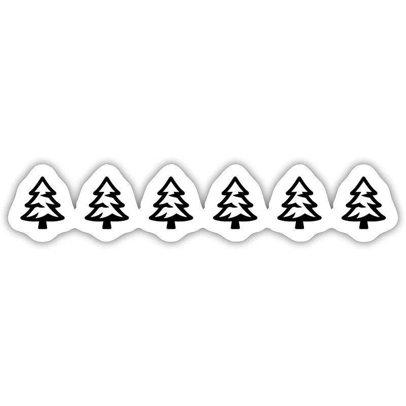 Fir tree icon forest