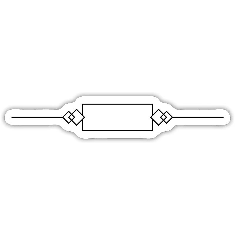 frame empty stroke ornament
