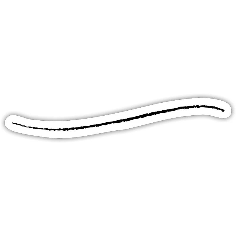 curved stroke modern creative underlined
