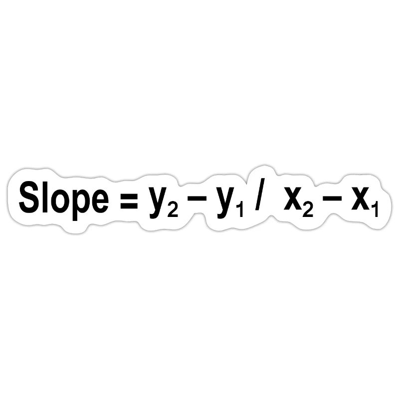 Slope Formula Math Mathematical Physics