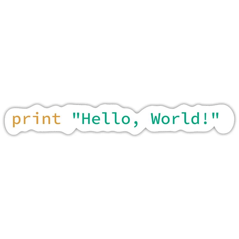 Hello World Python Programmiershirt