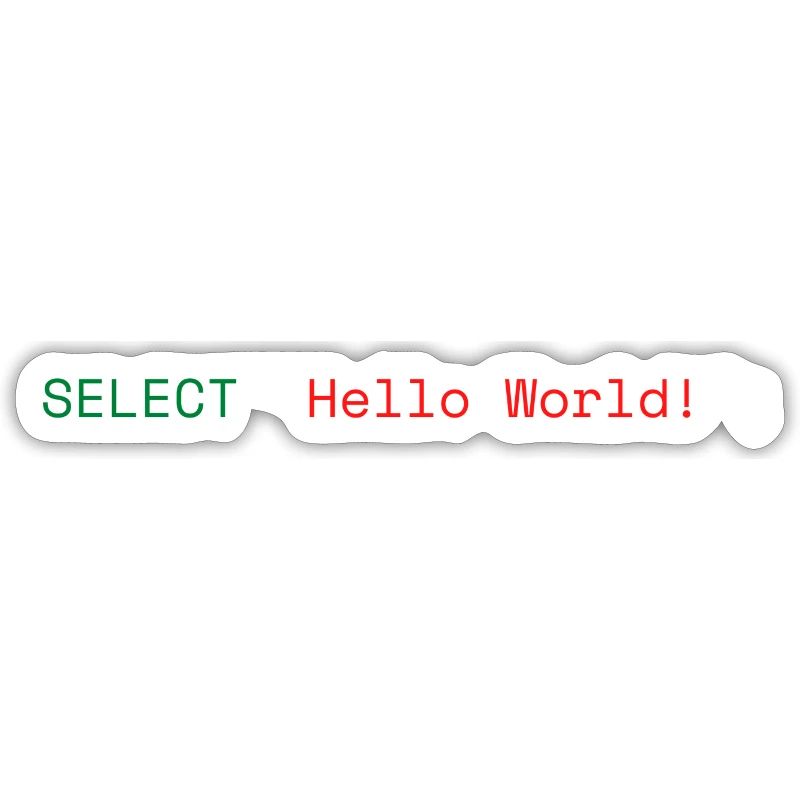 SQL Hello World