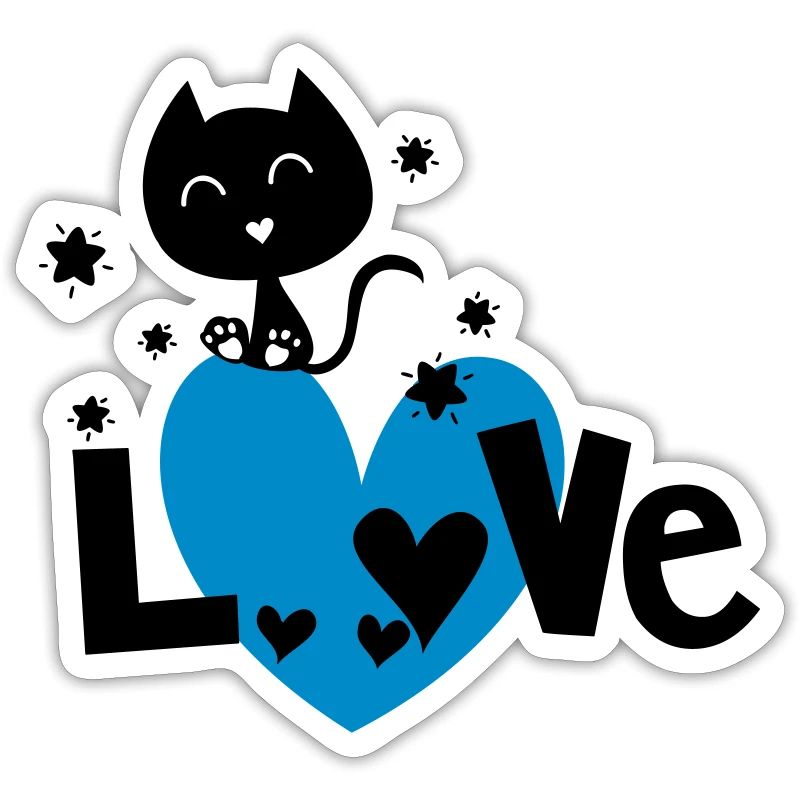Die Liebe einer Katze! Liebe Katzen