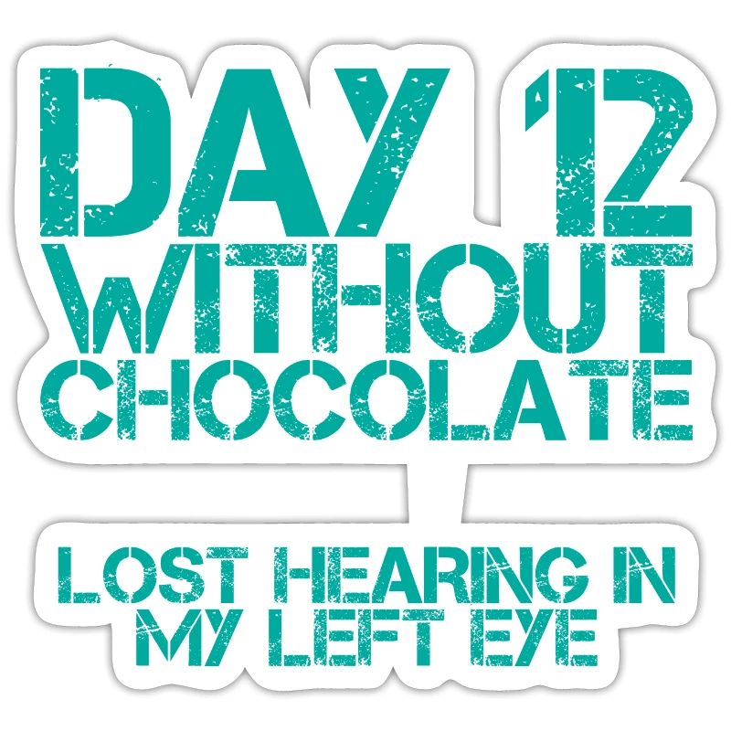 Jour 12 Sans chocolat, perte de l’audition dans mon œil