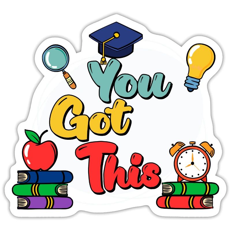You Got This, Cute and Funny Testing Day Apparel