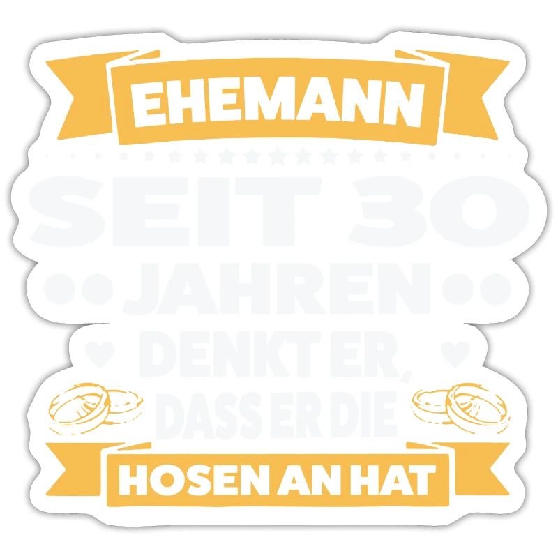 30 Jahre Ehe Ehemann Perlenhochzeit Geschenk