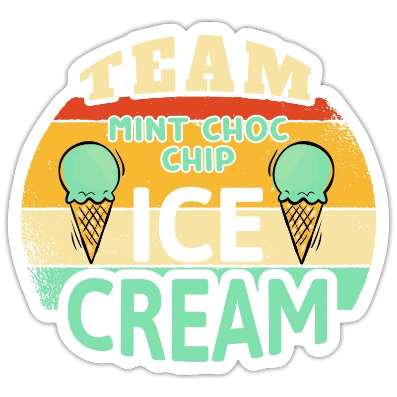 Team Mint Choc Eiswaffel Eiscreme Eis