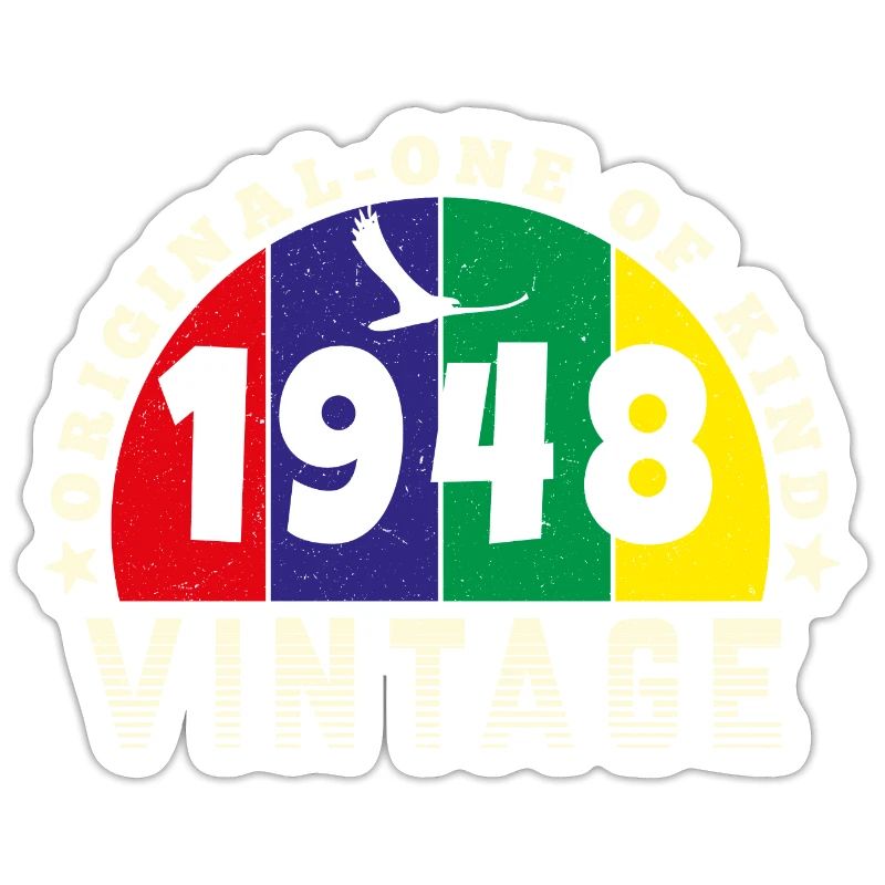 Vintage 1948 Retro - Bursdag