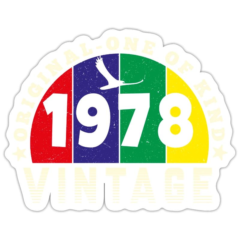 Vintage 1978 Retro - Bursdag