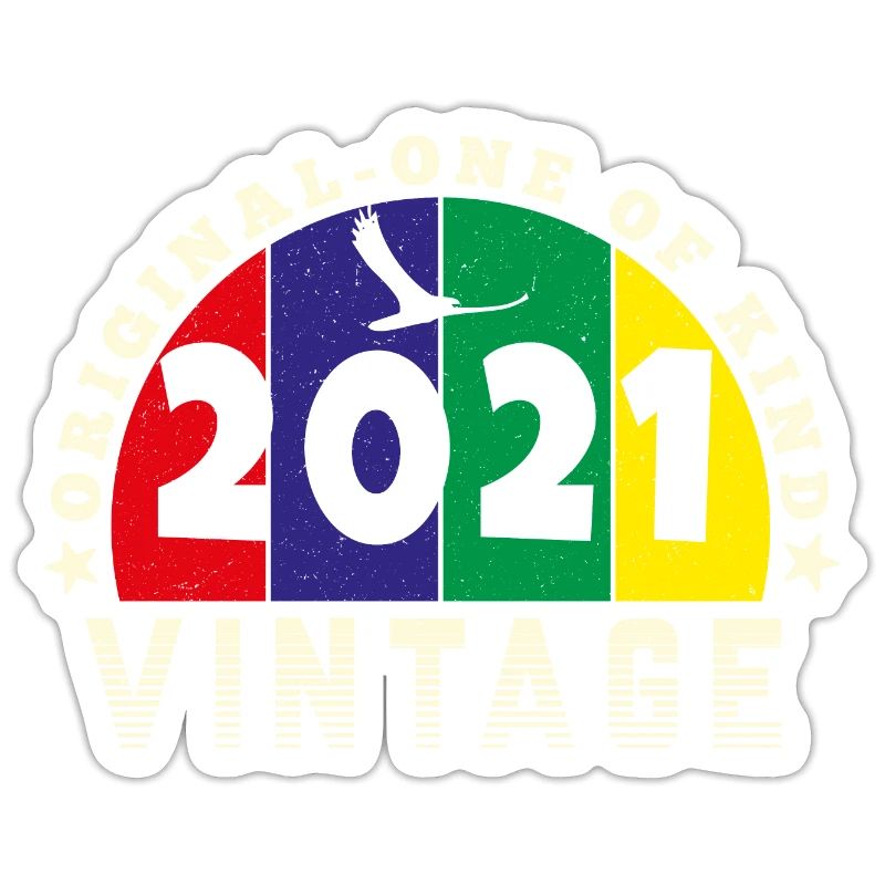 Vintage 2021 Retro - Bursdag