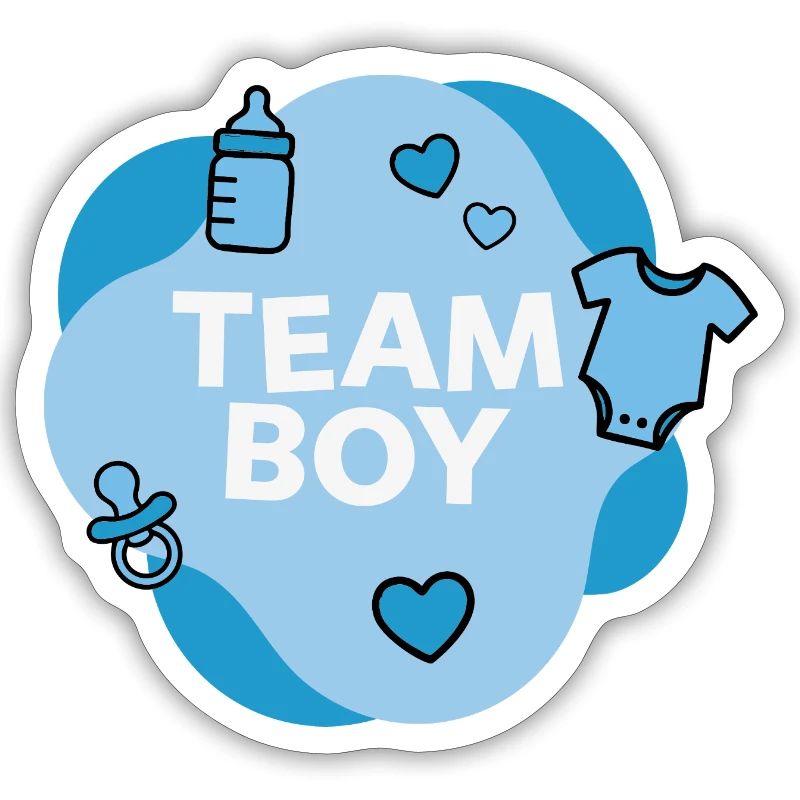 Conception de la douche de bébé de l’équipe Boy