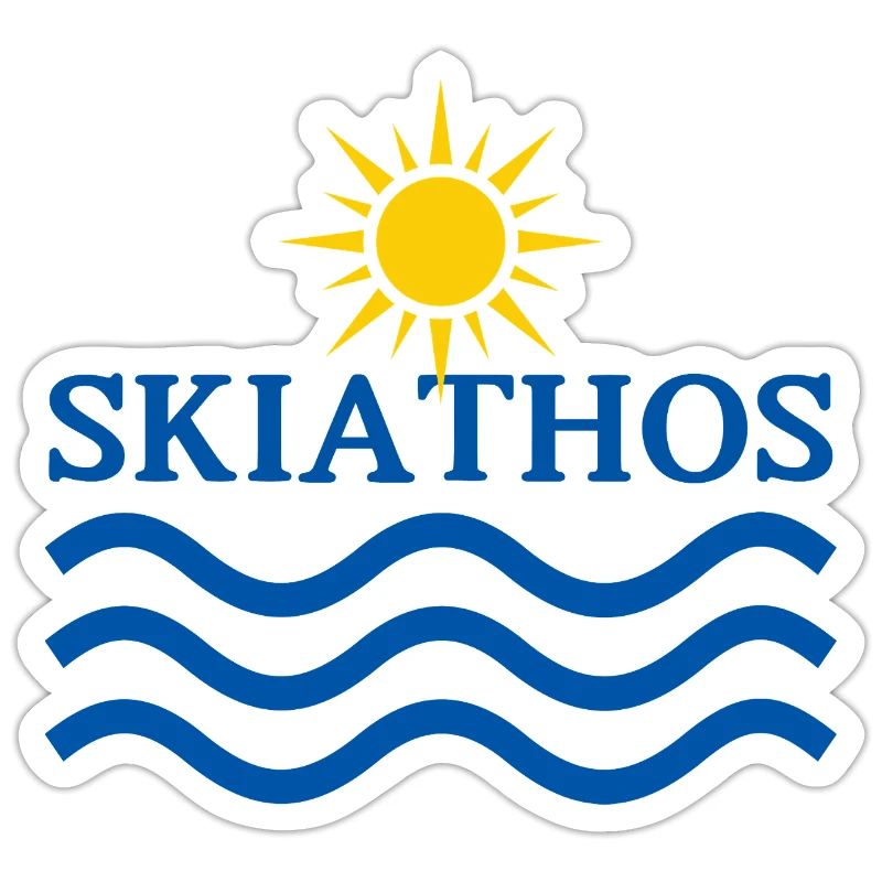 Emblème du Soleil et de la Mer de Skiathos
