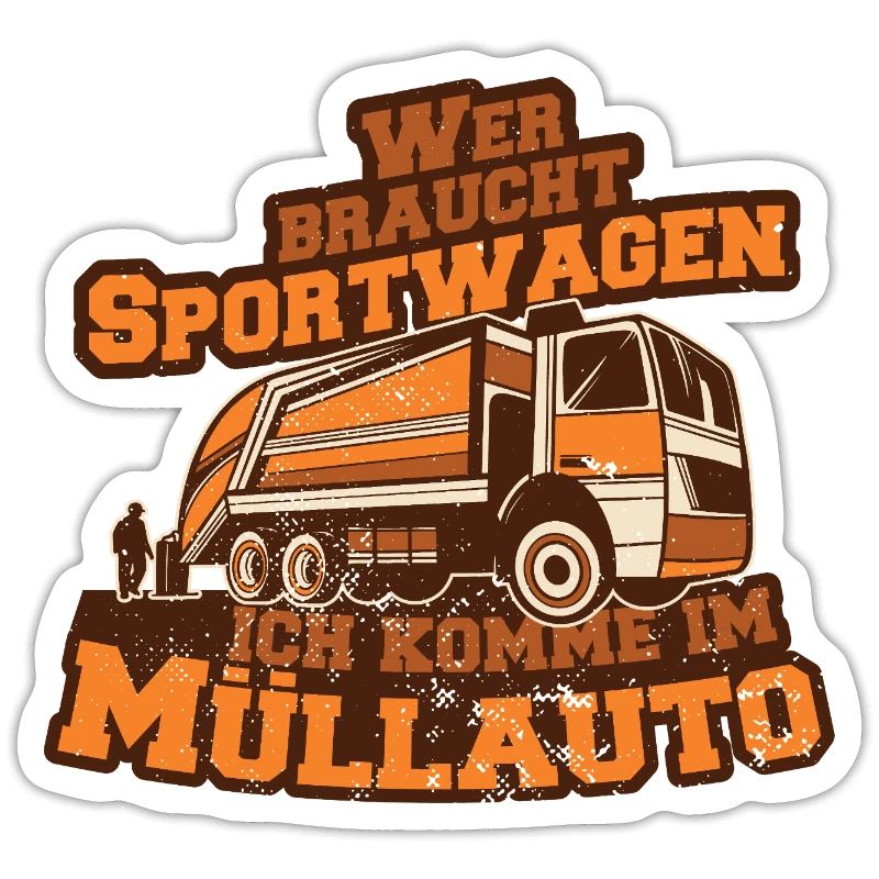 Müllauto Spruch
