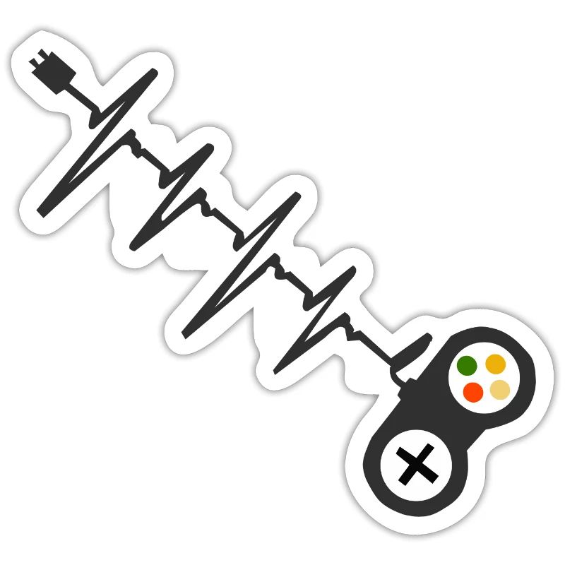 Graphisme Pulse Gamer Heartbeat Controller