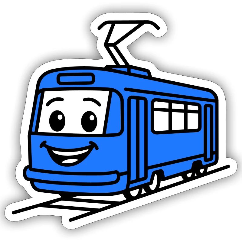 Dessin animé du tramway