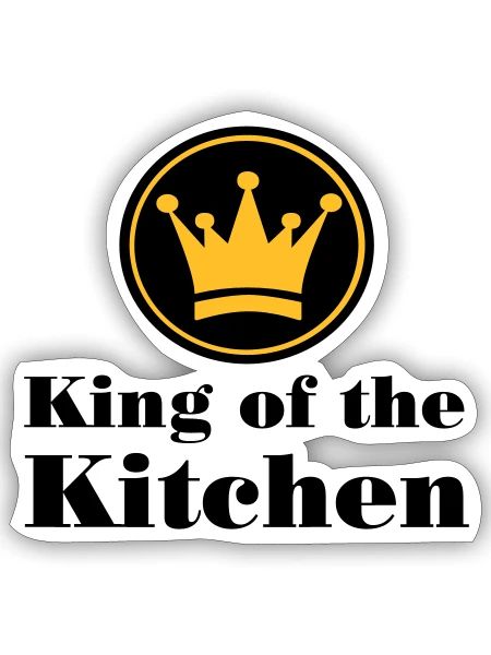 koken - Sticker maat S (10 x 10 cm) - mat wit - Voor