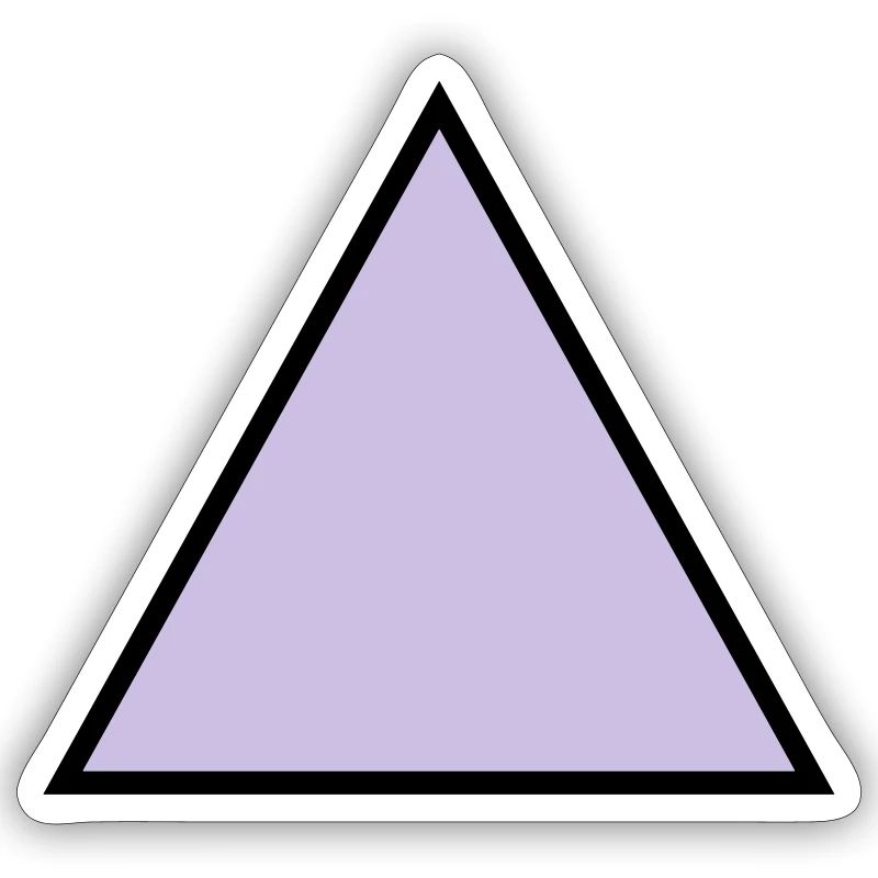 hipster triangle triangle shape
