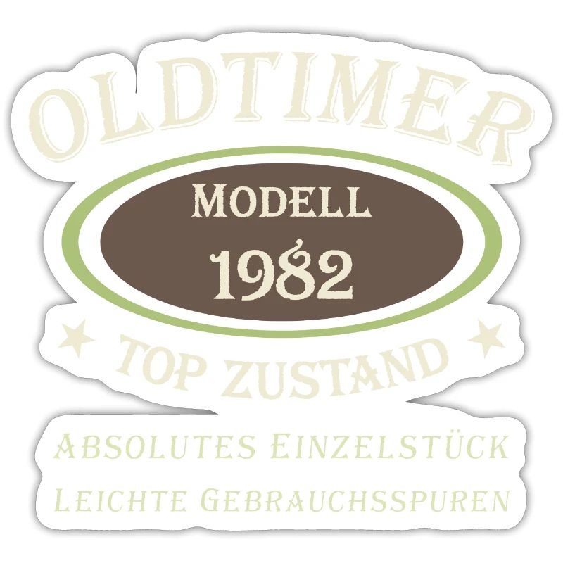 Oldtimer 40th birthday Year of construction 1982 Single piece