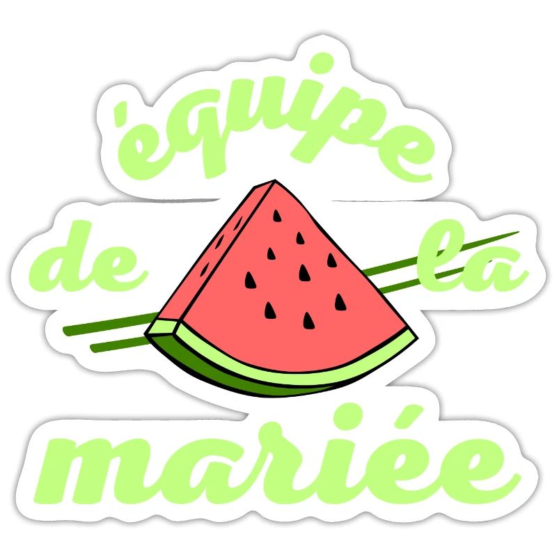 EVJF pastèque été équipe de la mariée