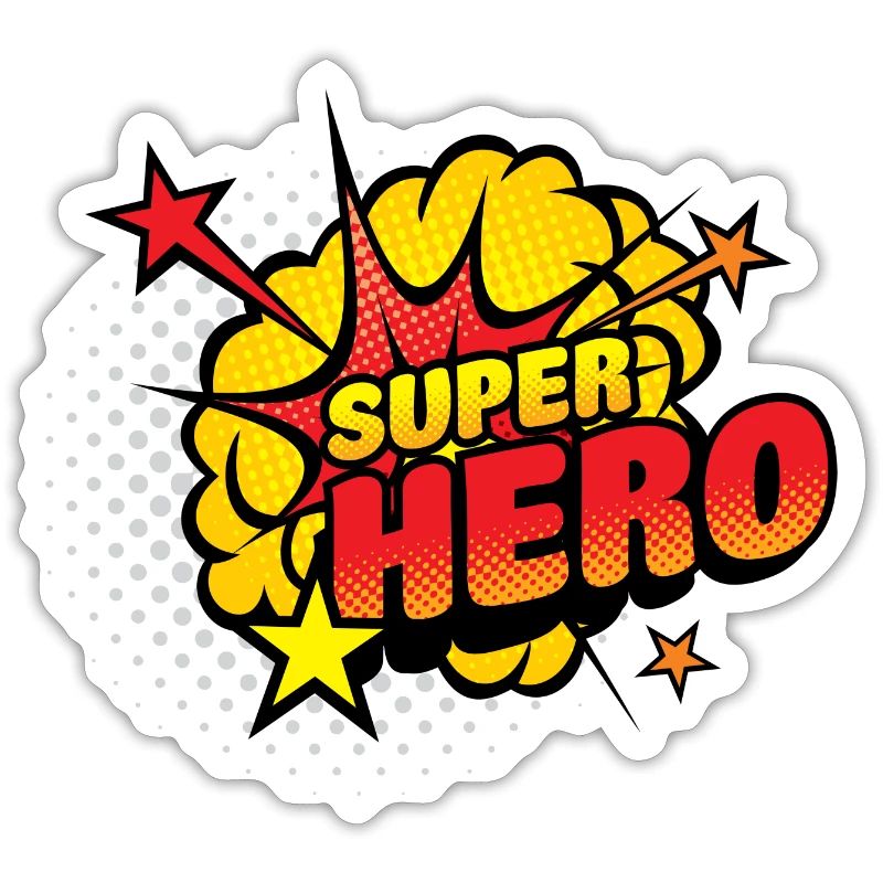 Superhelden Comic Explosion