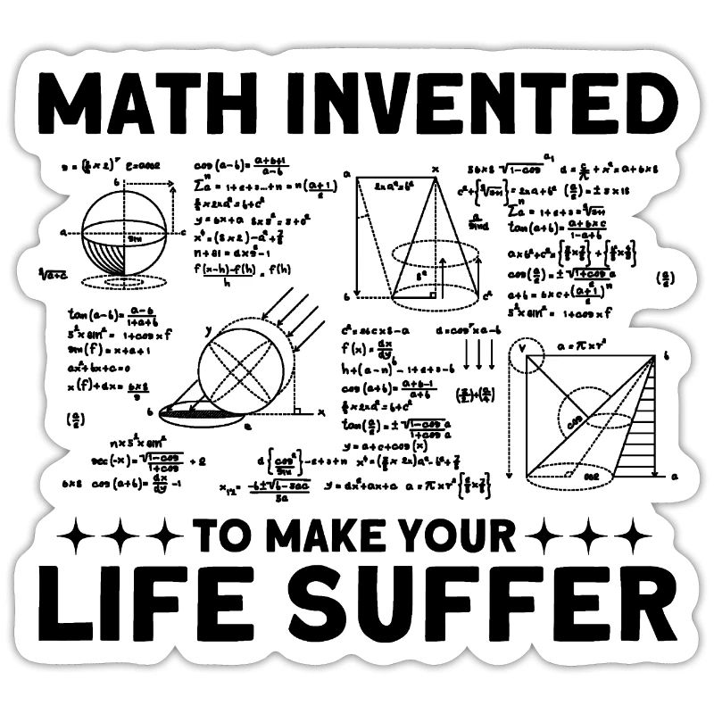 Math Mathématiques Sciences Math Cadeau
