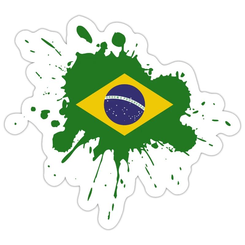 Conception de spot de drapeau du Brésil