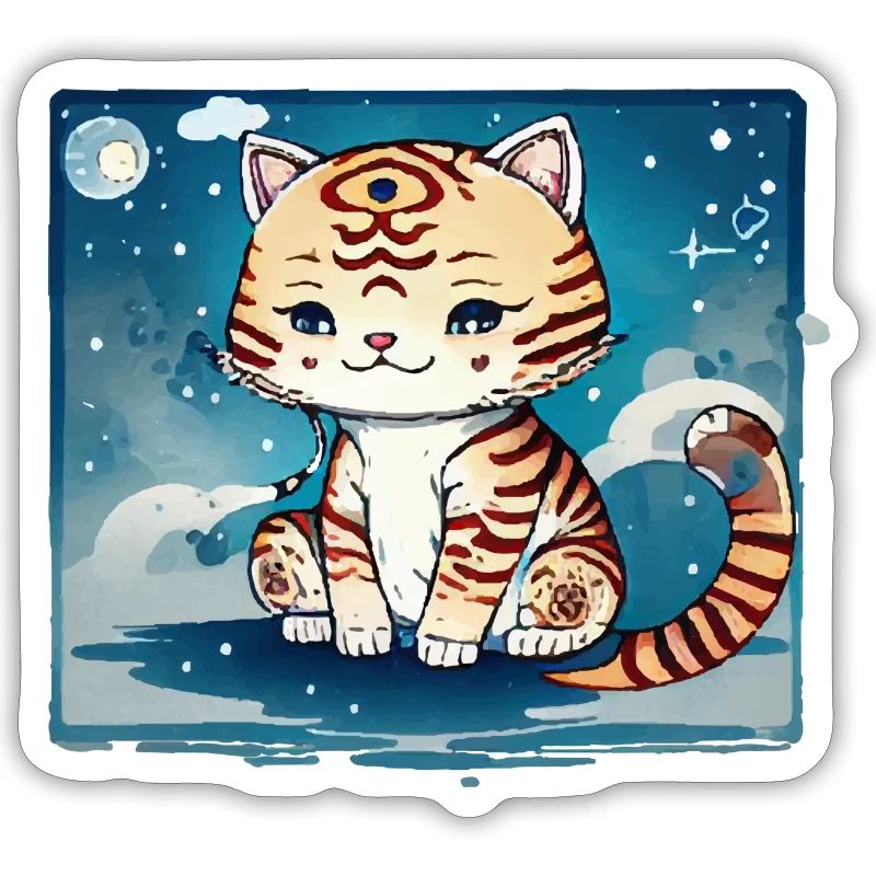 A cat design that couldn't be sweeter.