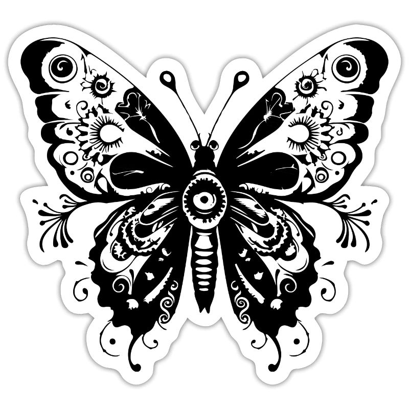 Schmetterling Mandala Boho