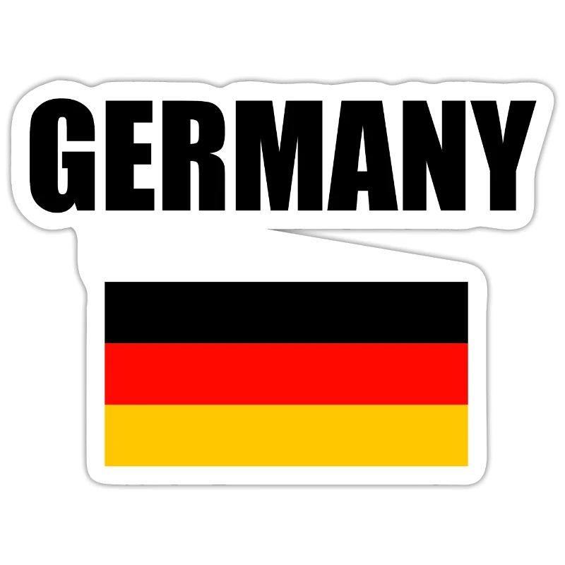 Germany mit Flaggendesign