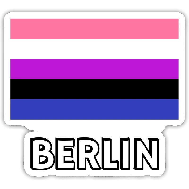 Genderfluid Pride Flag Berlin