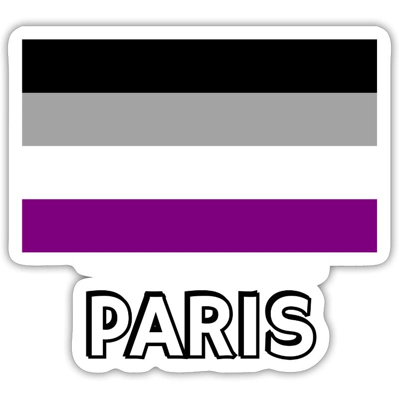 Asexualité Pride Drapeau Paris