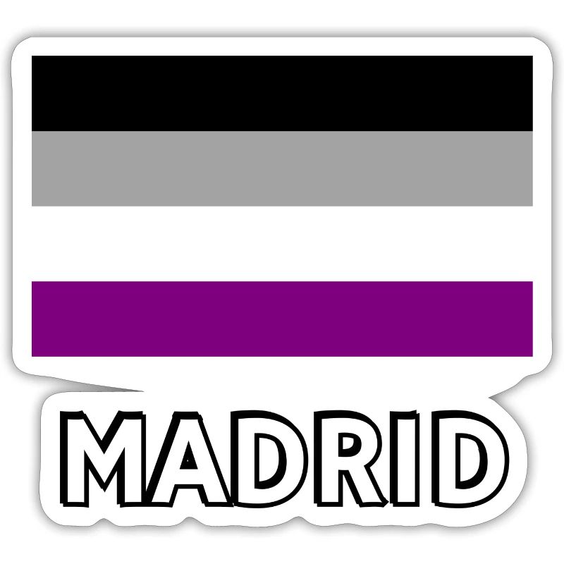 Asexualité Pride Drapeau Madrid