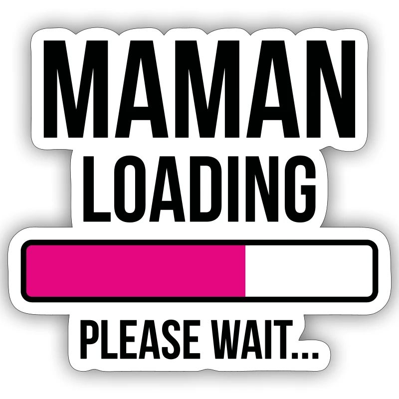 Maman loading... Please Wait - Future Mère