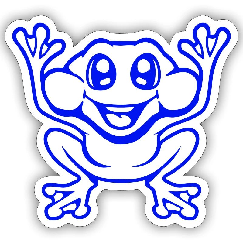 Frog Toad Laughs Funny Jumping Happy Comic