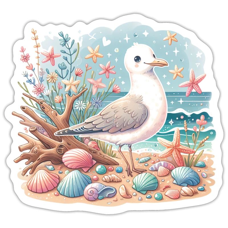 Seagull Beach Shells Maritime Coast
