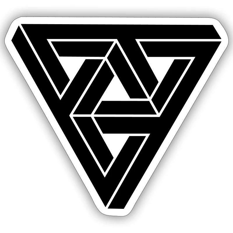 Optical illusion Triangle Minimal Shape