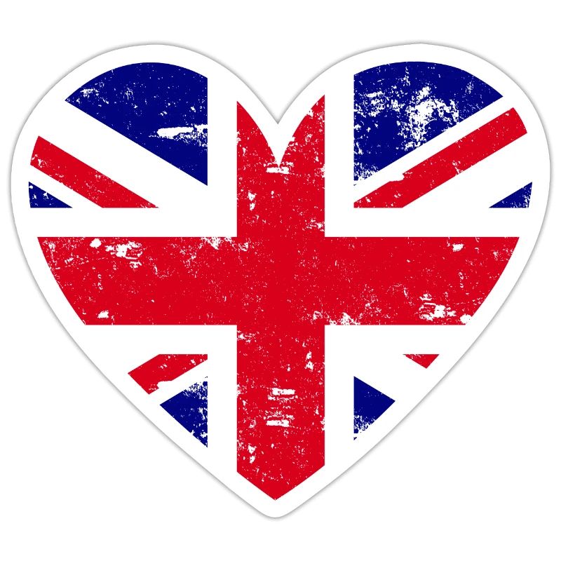 Flag Heart British Flag