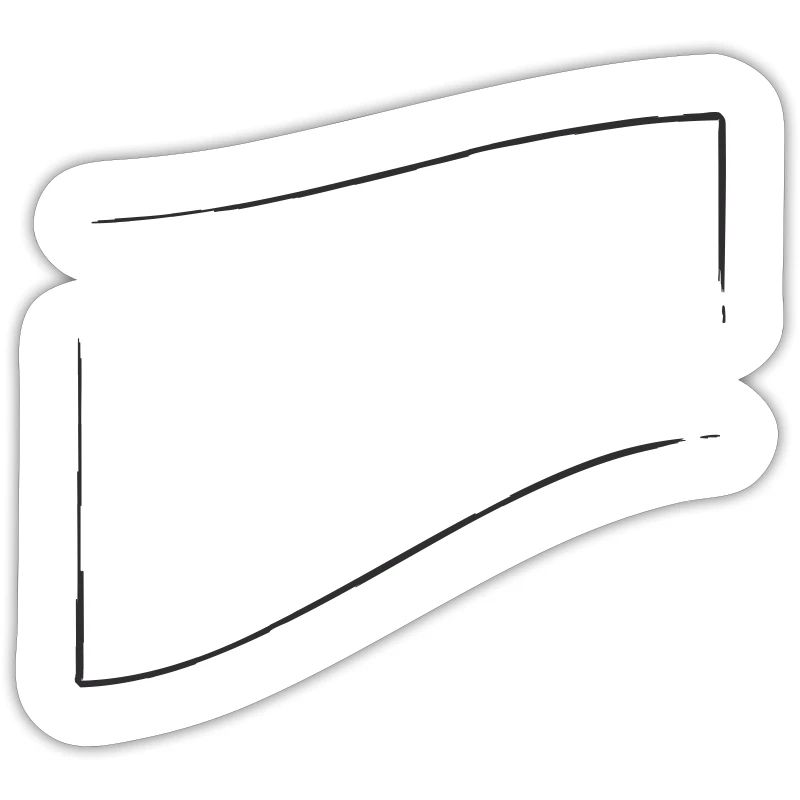 openFrame courbé vers le haut | Graphique vectoriel