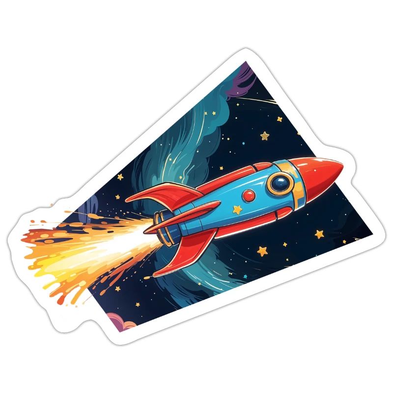 Dans l’espace – la fusée décolle !