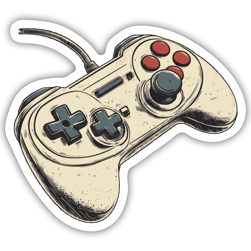 Video game controller, gamepad symbol, logo