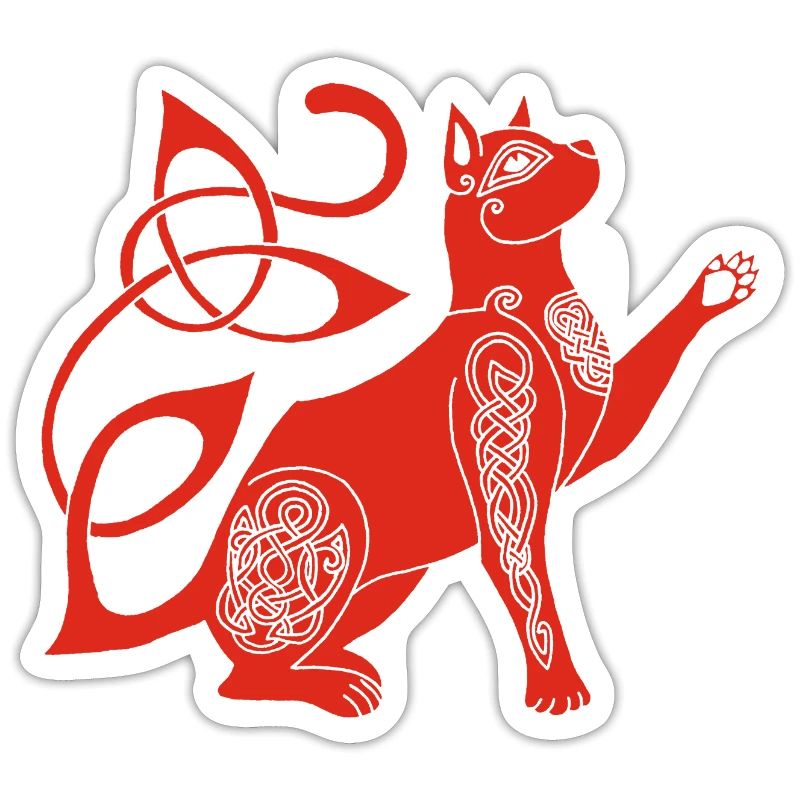 Chat rouge celte