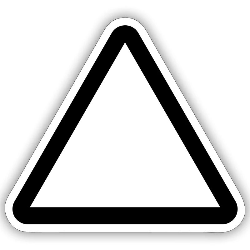 Construction Site, Warning Sign Template, Danger Warning