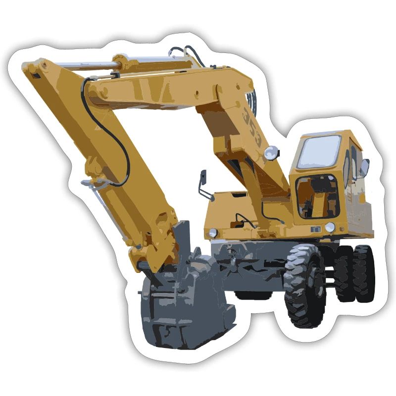 Old excavator