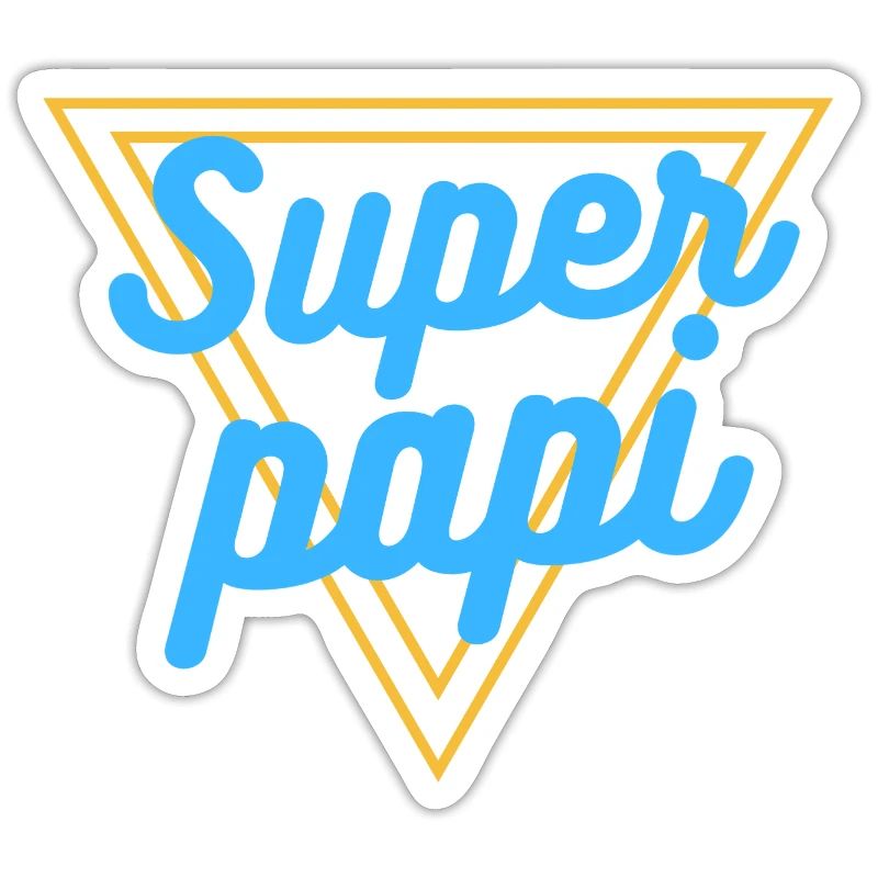 Super papi. Cadeau Papi Famille