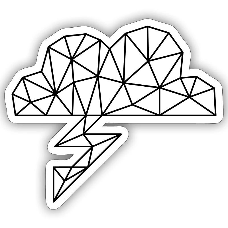 typogewitter cloud poly