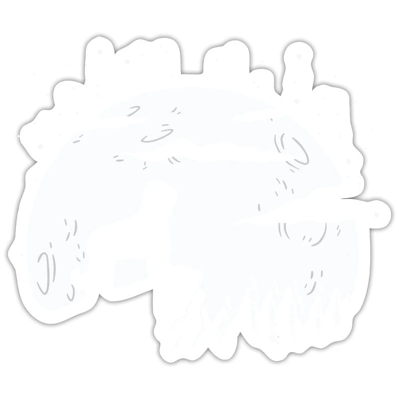 Briard Mond Geschenk