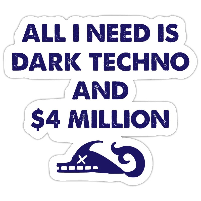 Dark Techno | All I Need Is Dark Techno And 4 Mill