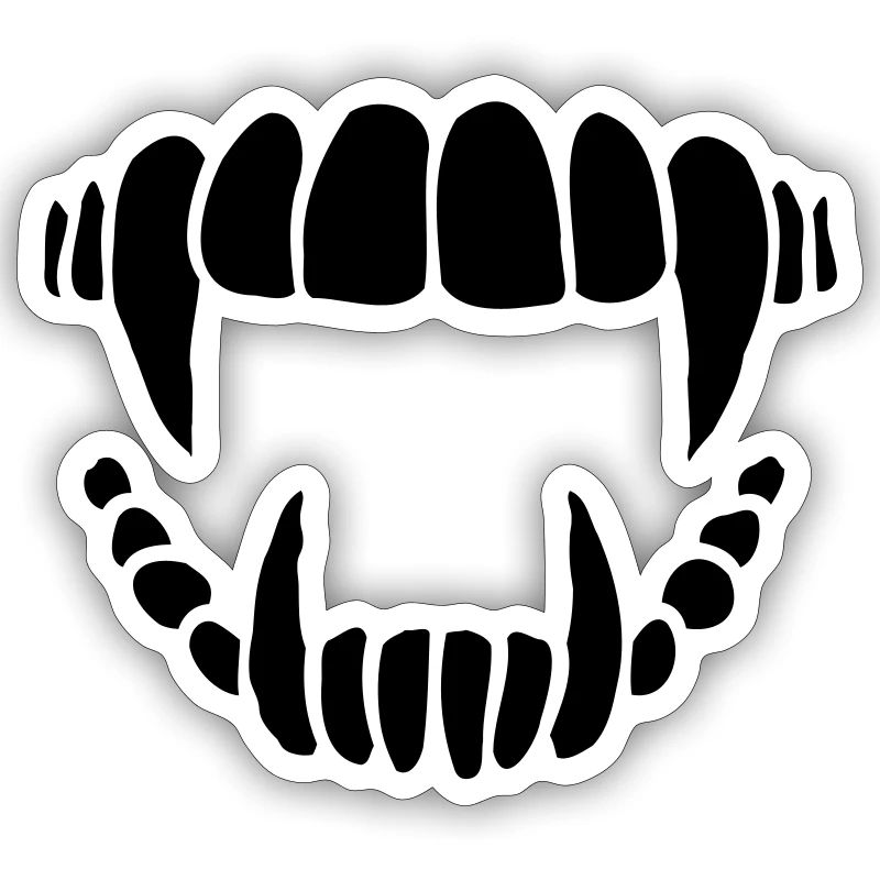 Conception de dents de vampire