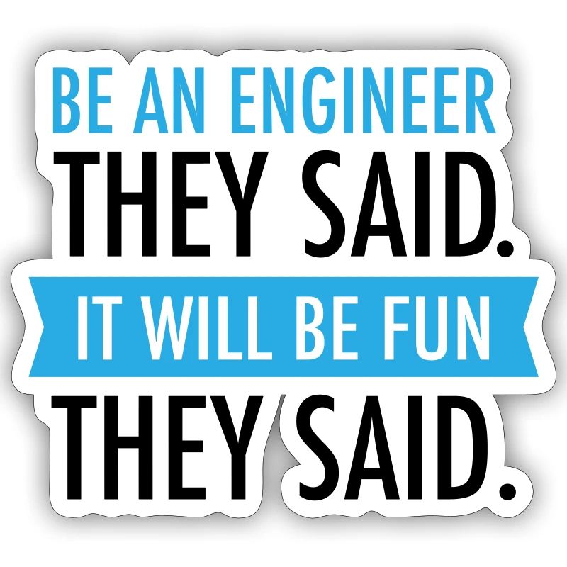 Be An Engineer They Said
